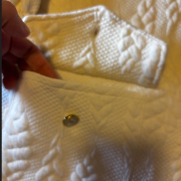 Zara off white quilted long sleeve high neck short dress NWT - Picture 5 of 15